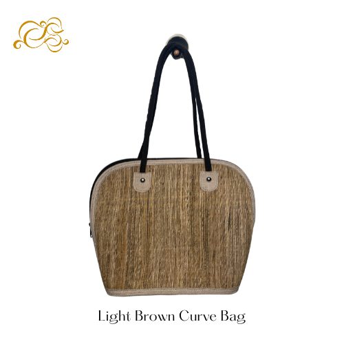 Light Brown Curve Bag