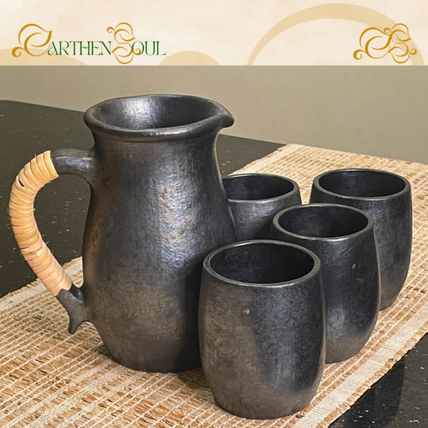 Set of 5 - Jug with Kapikasa Tumbler