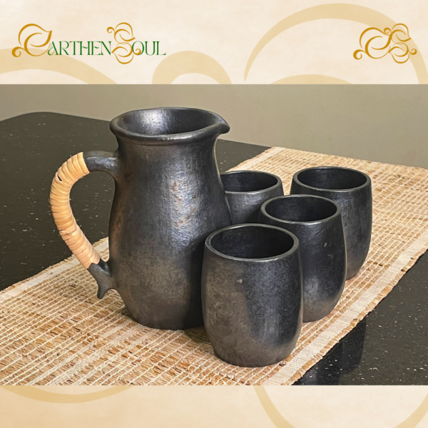 Set of 5 - Jug with Kapikasa Tumbler - Image 3