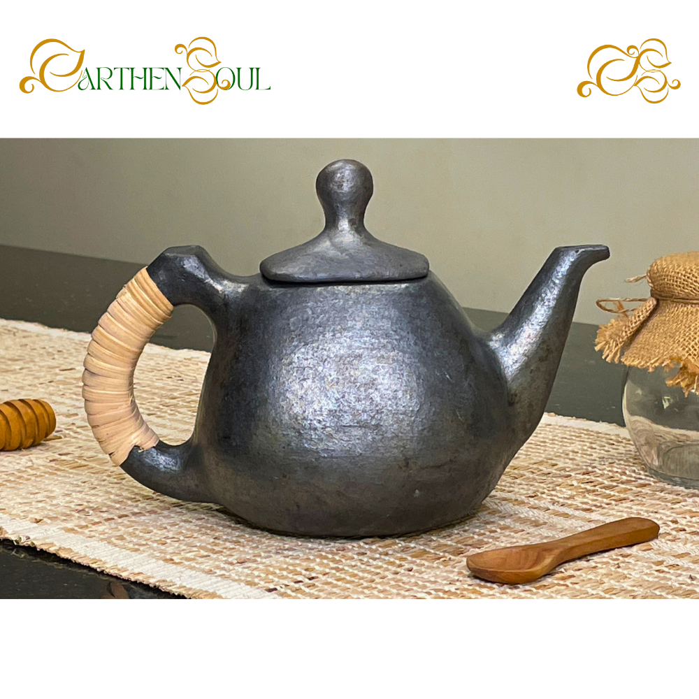 Black Square Teapot