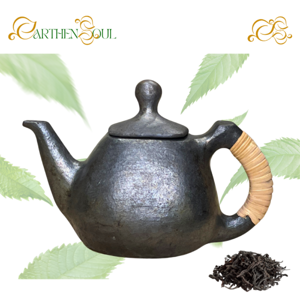 Black Square Teapot - Image 3