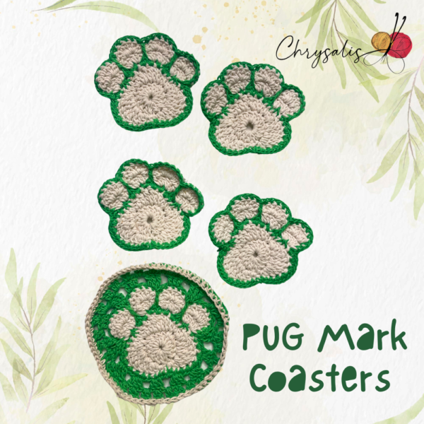 Pug Mark Coasters