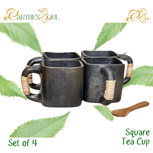 Square Teacup (Set of 4) - Image 2