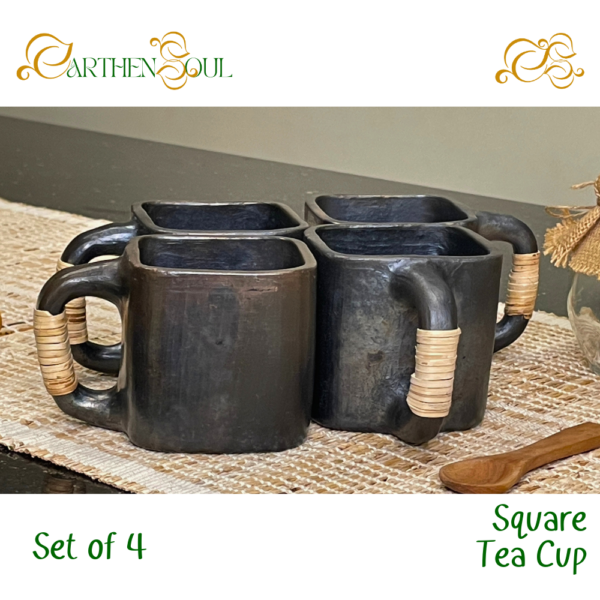 Square Teacup (Set of 4) - Image 3