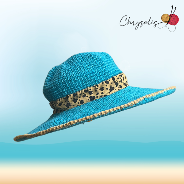 Teal Crocheted Hat