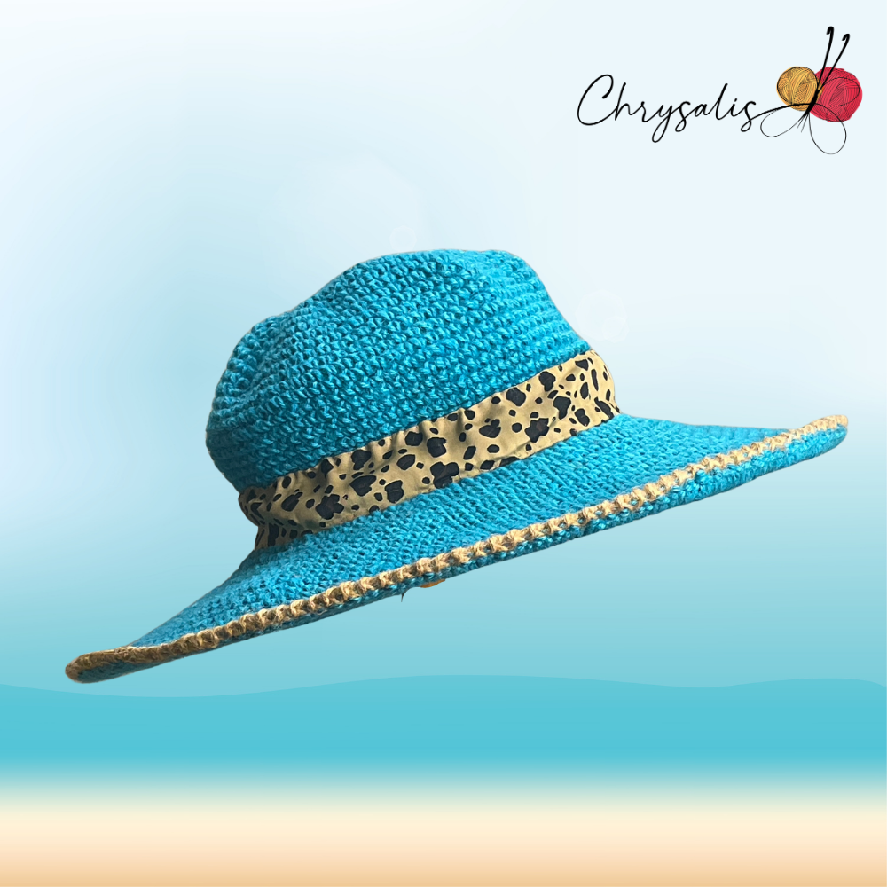 Teal Crocheted Hat