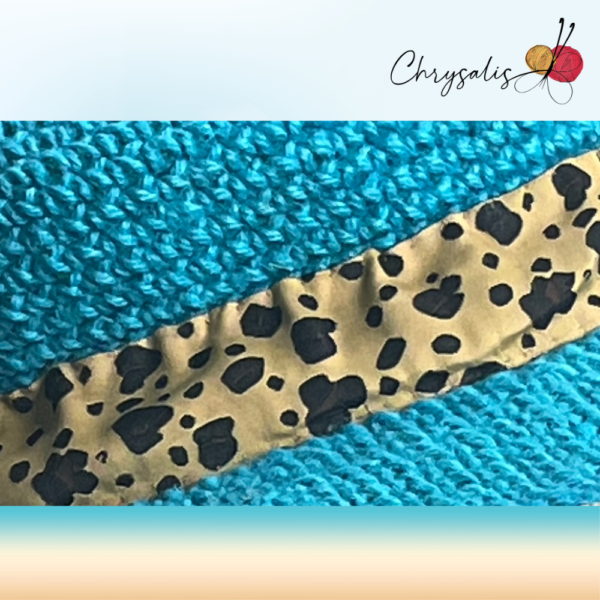 Teal Crocheted Hat - Image 4