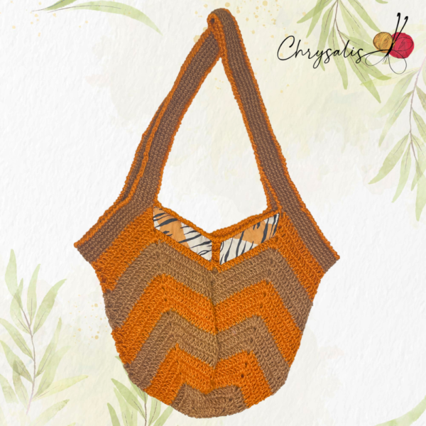 Tiger Inspired Jute Bag