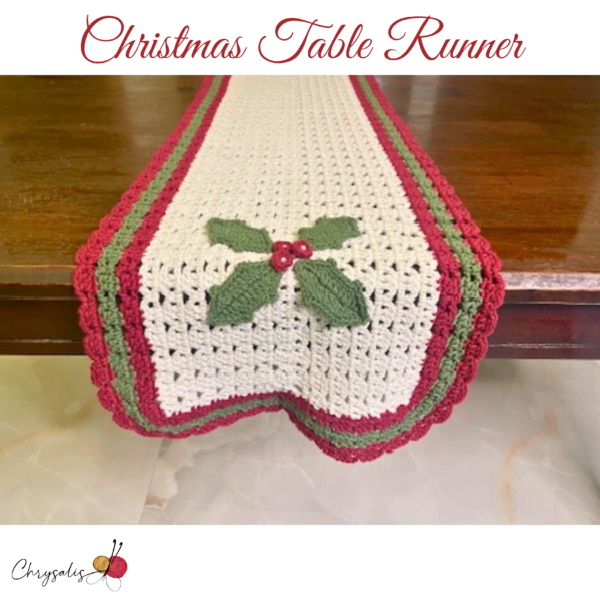 Off White Christmas Runner - Image 6