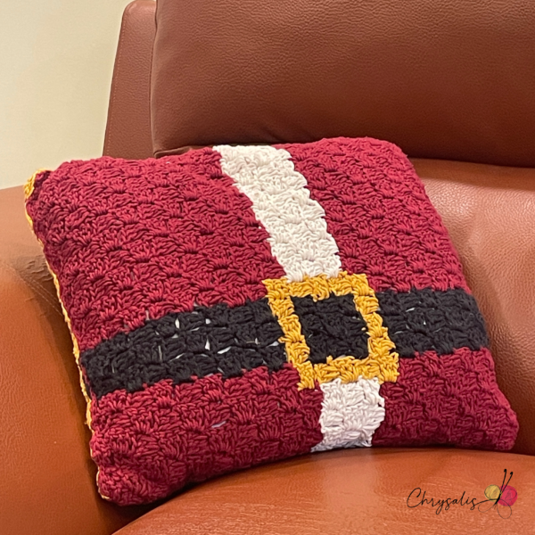 Santa Maroon Cushion - Image 3