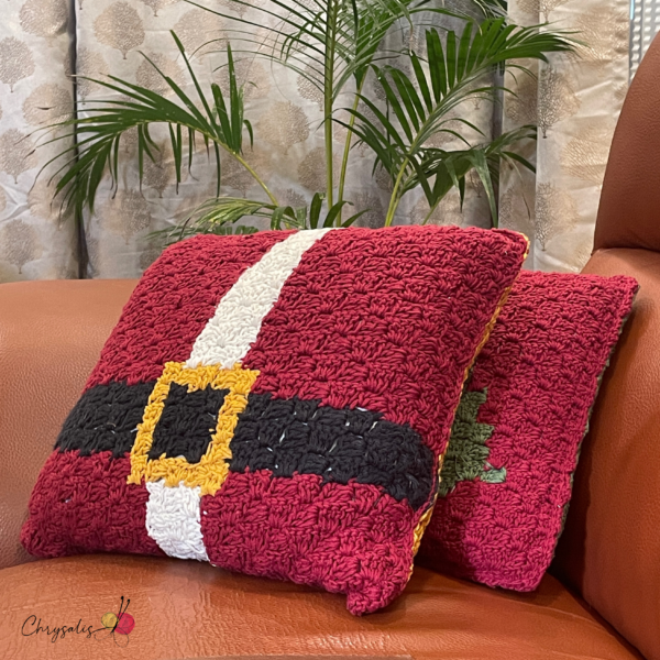 Santa Maroon Cushion